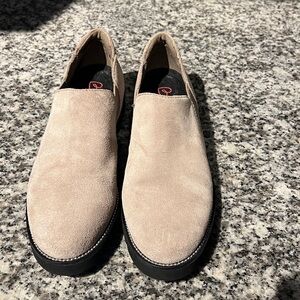 Blondo Sz 6M Robin B6735 Waterproof Flat Low Profile Ankle Boots Tan Suede